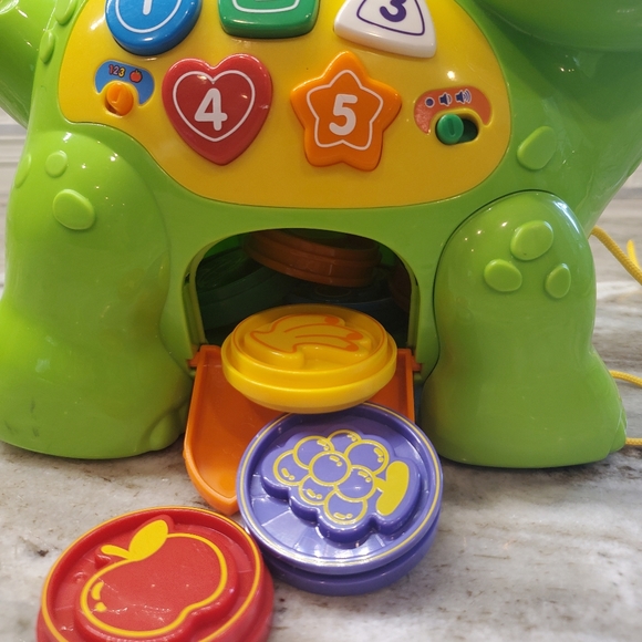 VTech Chomp and Count Dino, Green Dinasaur - Picture 4 of 9